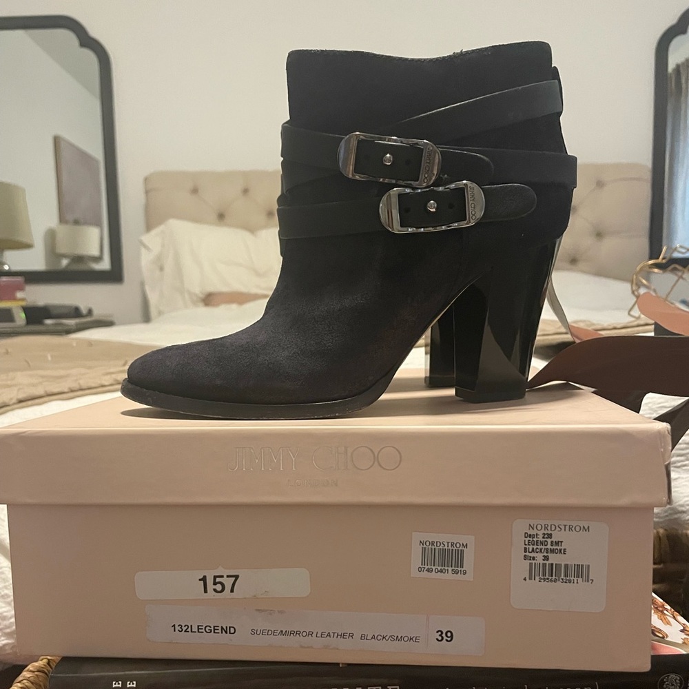 Jimmy Choo Melba Suede Booties